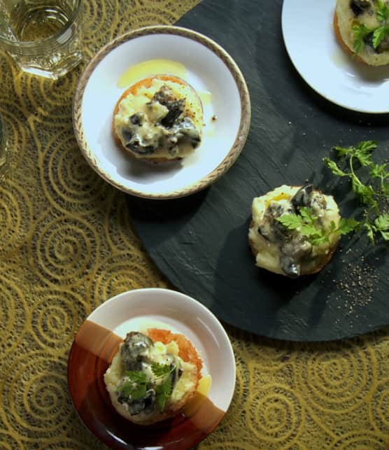 bruschetta d'escargots