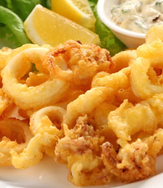 calmars frits et mayonnaise de Buddy