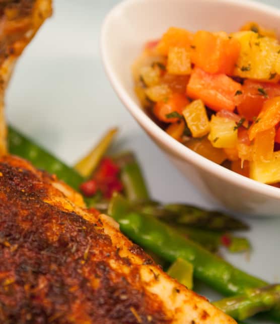 chutney épicé à la papaye