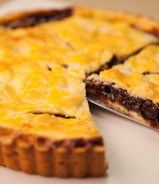 tarte aux raisins secs et au rhum