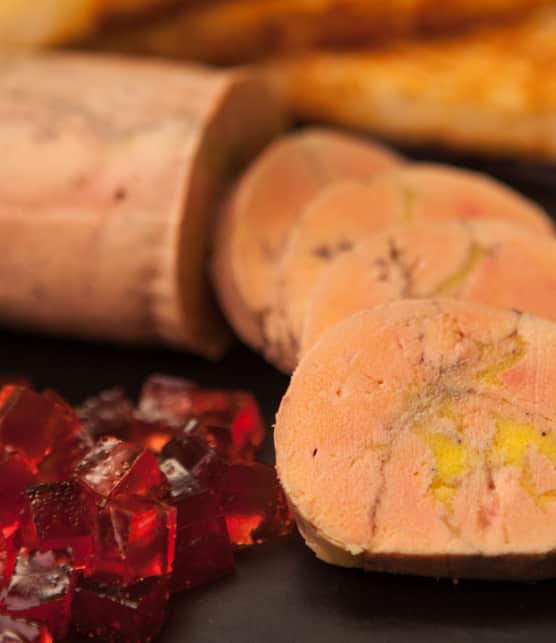 foie gras au torchon au cidre de glace