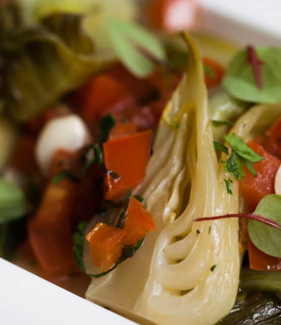 bok choy braisés à la Provençale