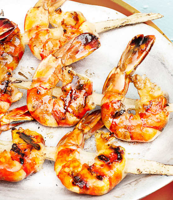 crevettes glacées au rhum à la canne à sucre