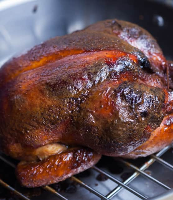 poulet laqué à la mélasse