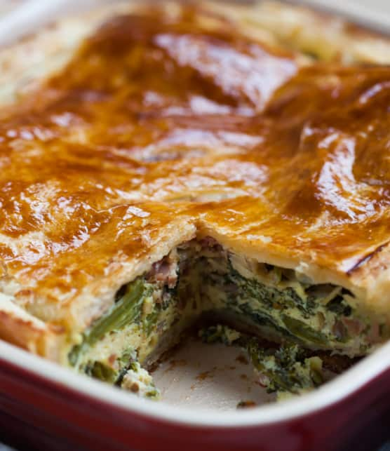 tourte aux rapinis et aux amandes