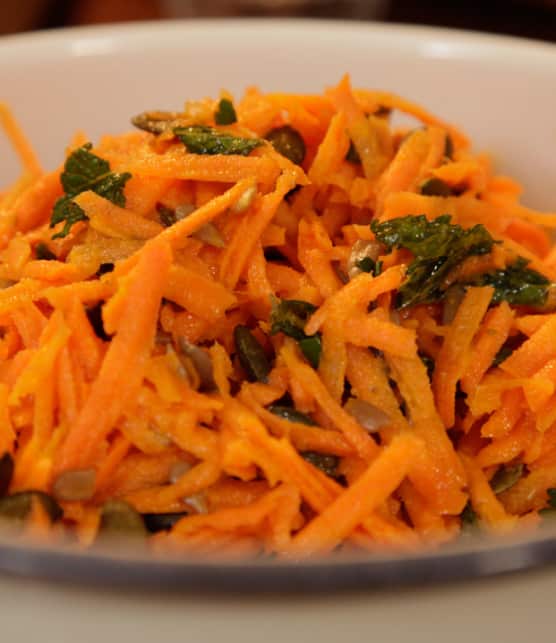 salade de carottes au cumin et à l'orange
