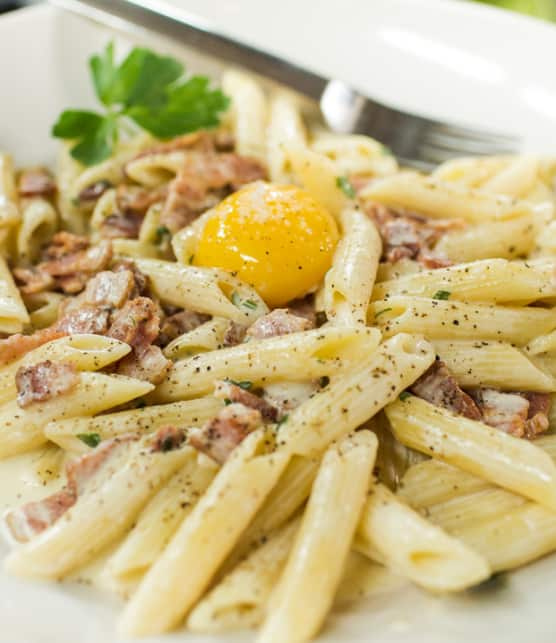 pâtes carbonara