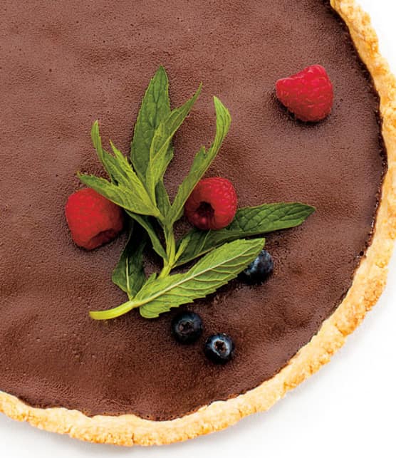 tarte au chocolat et poivre des dunes