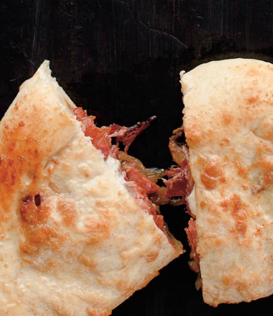 calzone des amoureux de viande