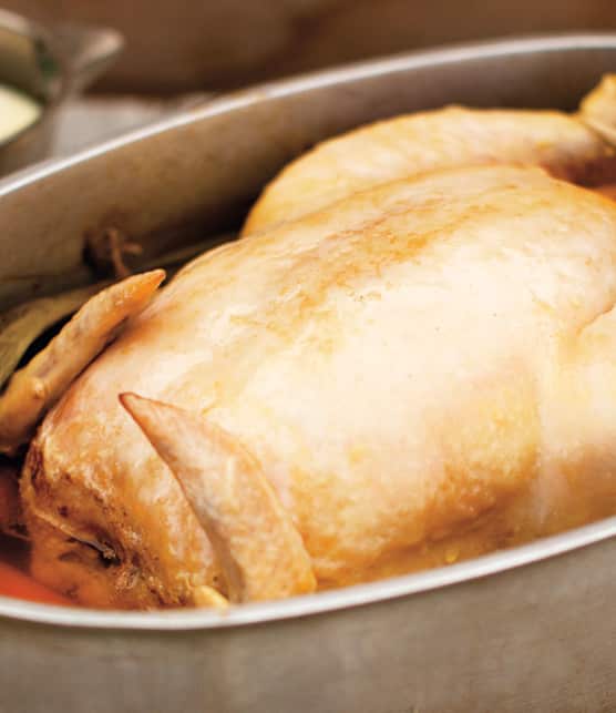 poule au pot aux herbes salées du bas du fleuve
