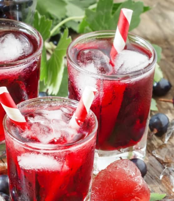 cocktail à la crème de cassis