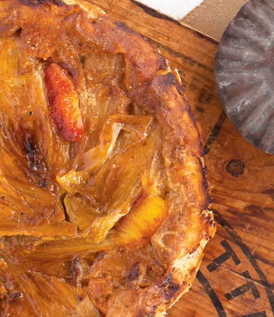 tatin d'endives à l'orange