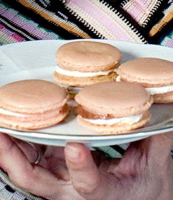 macarons aux azukis rouges