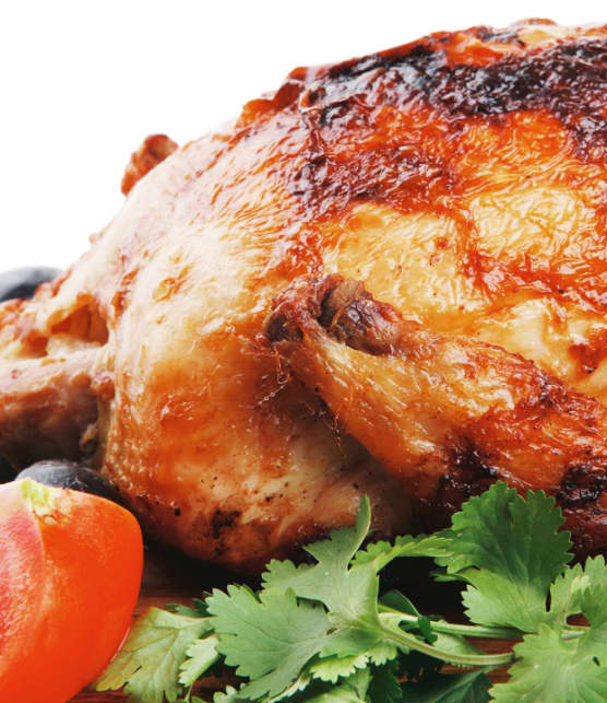 poulet sous brique