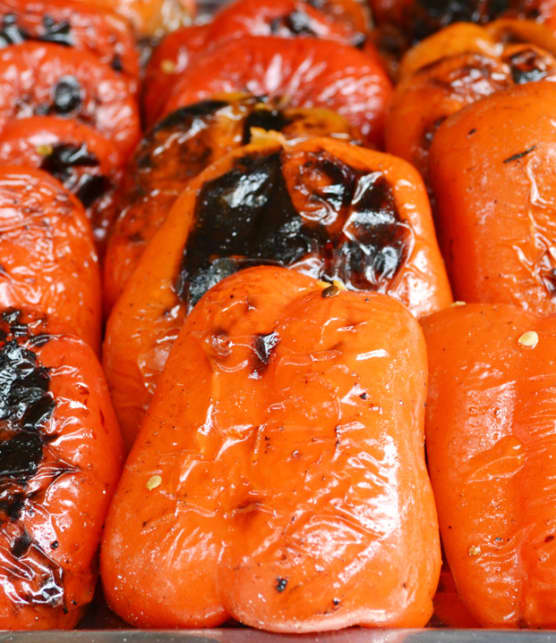 poivrons grillés au fromage féta