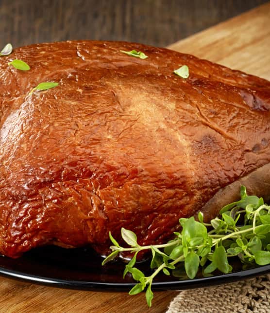 fumer un gros poulet