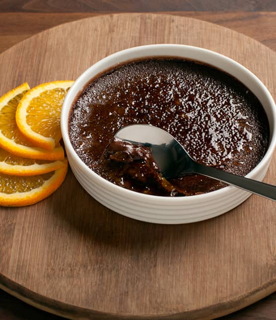crèmes brûlées au chocolat noir