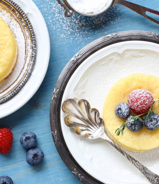 petits gâteaux au fromage sans cuisson