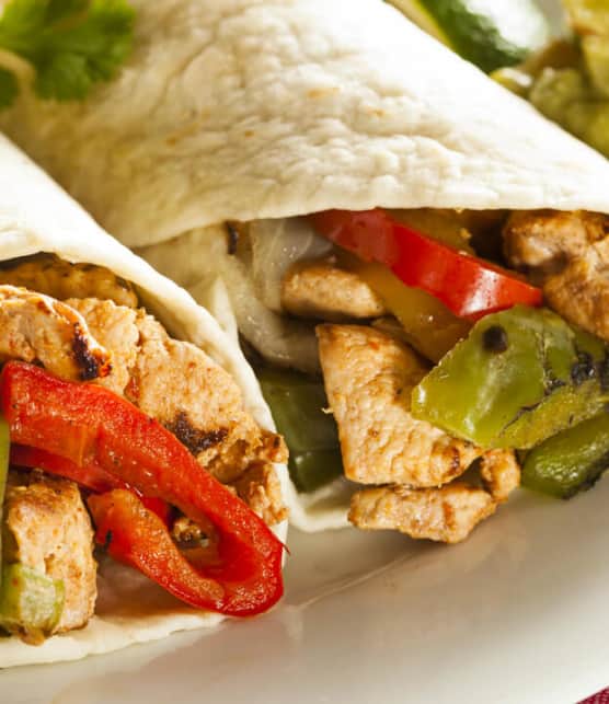 fajitas au poulet