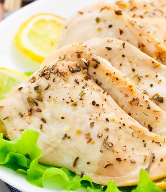 poulet au citron et aux fines herbes