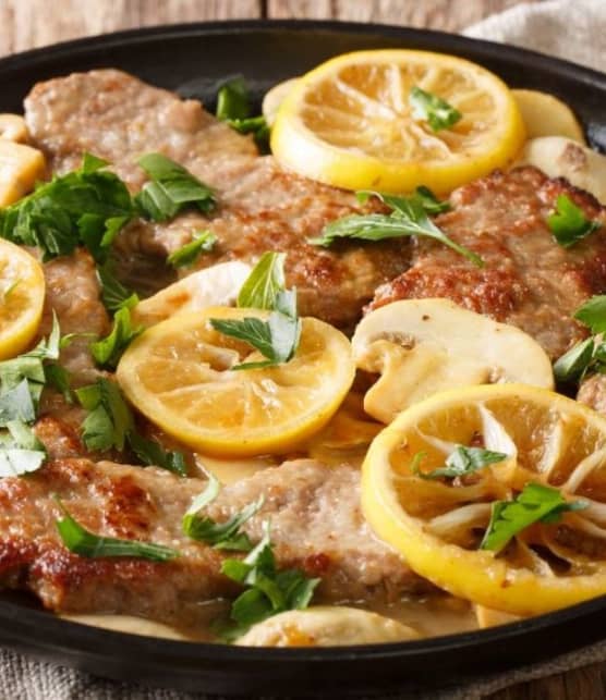 Escalope de veau au citron