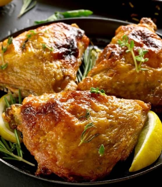 Poulet braisé