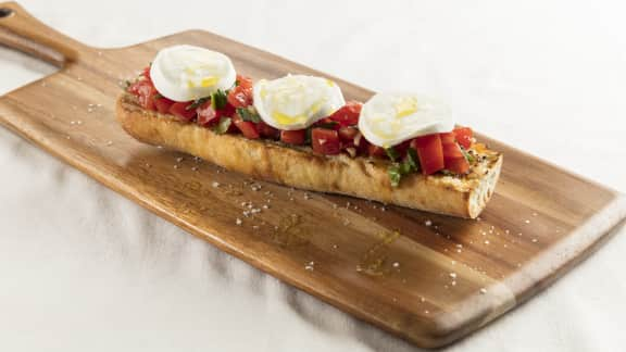 Bruschetta fraîche