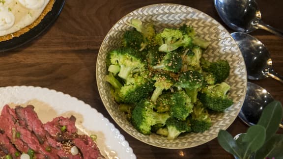 Brocoli sauté à l'ail