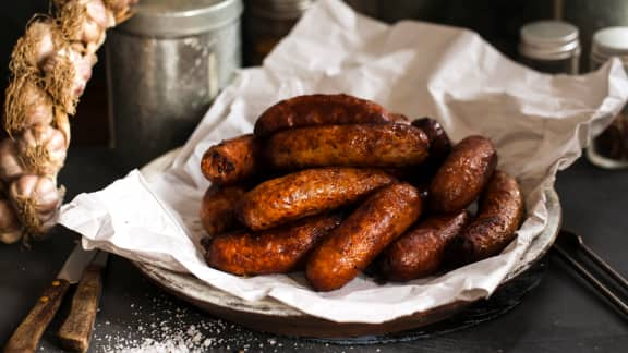 Saucisses végétariennes aux bleuets