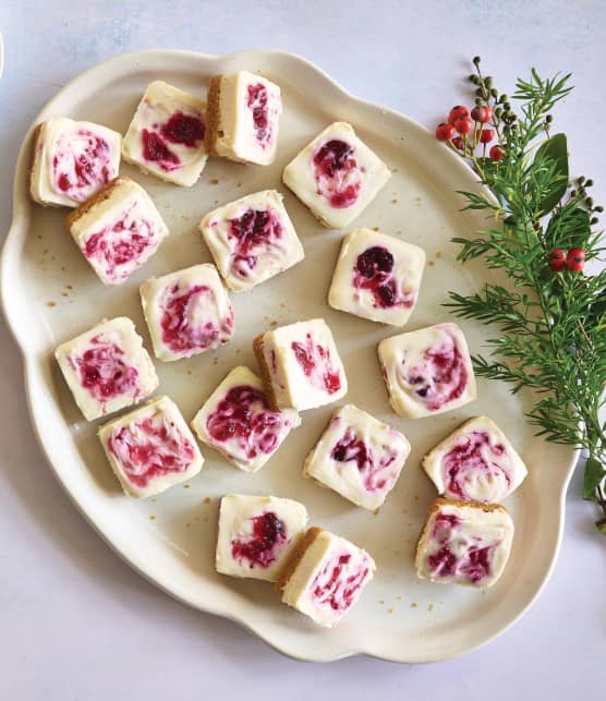 Bouchées de gâteau au fromage
