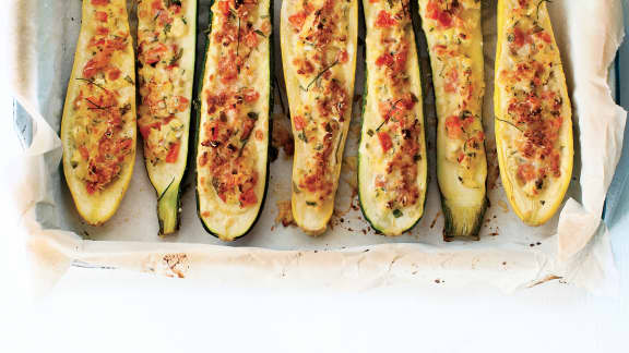 Courgettes farcies d'Antoine Sicotte (le Cuisinier Rebelle)