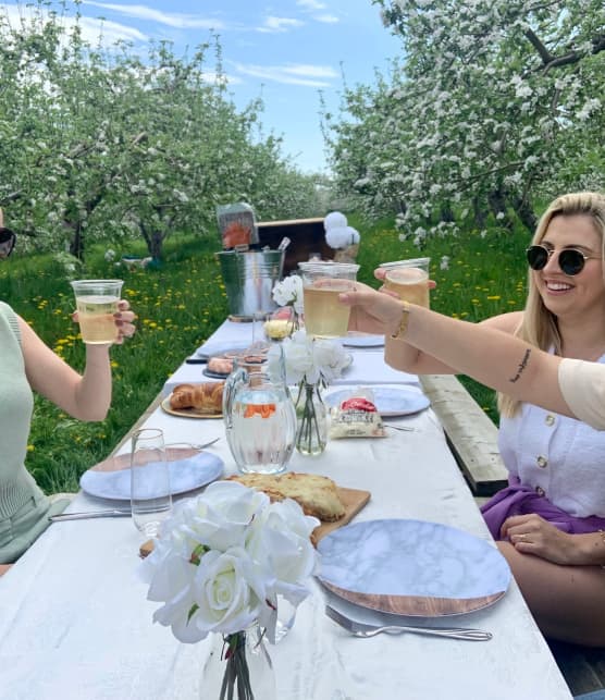 9 vergers en fleurs où faire des pique-niques gastronomiques ce mois-ci