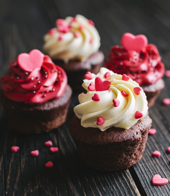 5 moules à muffin en coeur pour la Saint-Valentin
