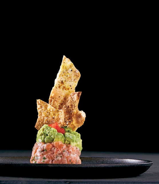 Tartare de saumon à l'avocat