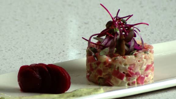 Tartare de betteraves multicolores