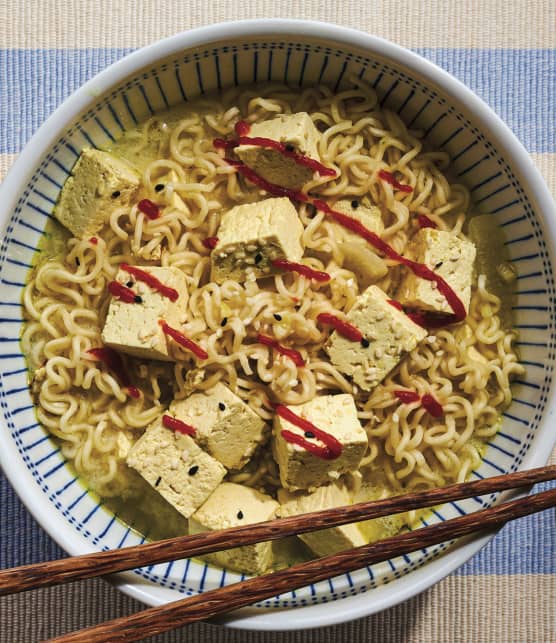 Soupe ramen au tofu