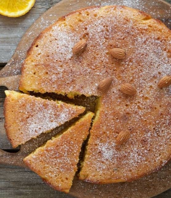 Gâteau polenta, orange et amandes