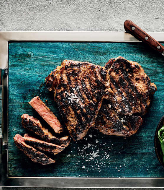 Faux-filets marinés au miso