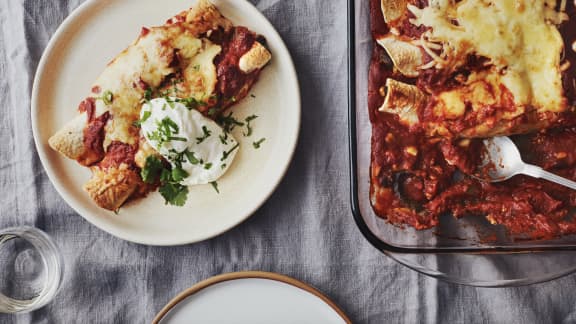 Vendredi : Enchiladas au steak