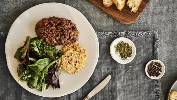 Tartare de boeuf boréal