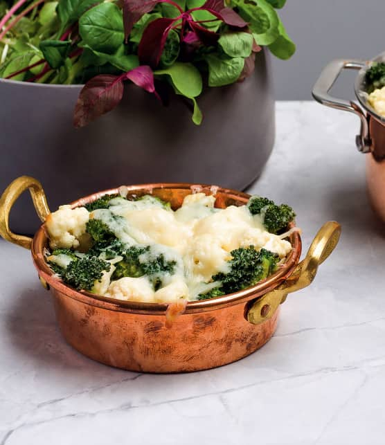 gratin de chou-fleur et brocoli