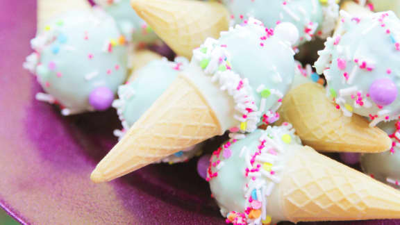 Cakepops style cornet de crème glacée