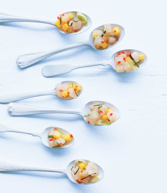 Tartare de pétoncles