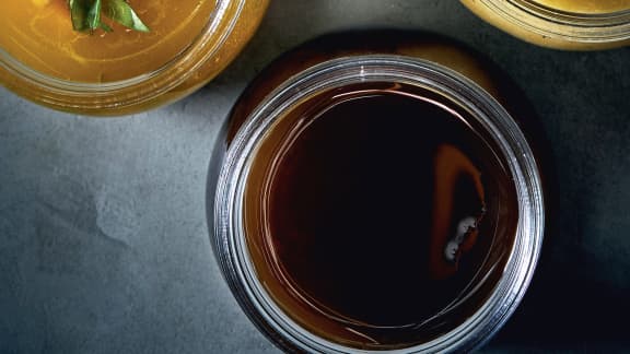 Vinaigrette à la mélasse et au vinaigre balsamique