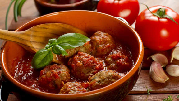 Boulettes à la sauce tomate