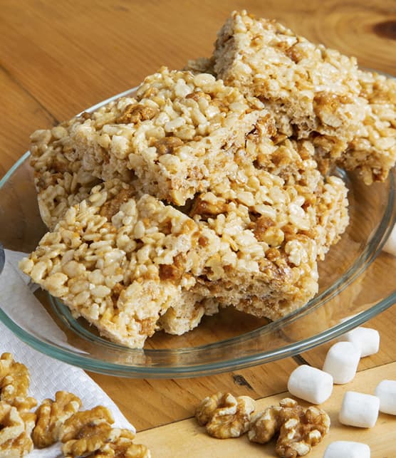 Carrés aux Rice Krispies