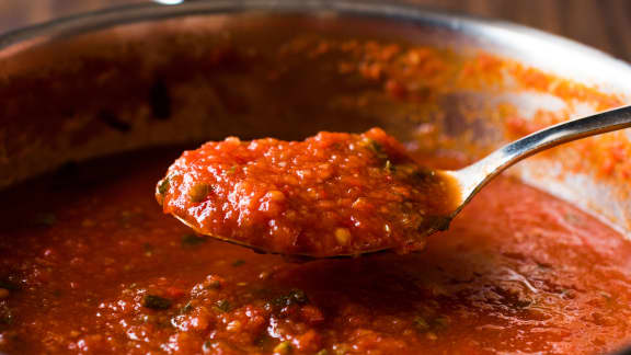 Sauce marinara maison