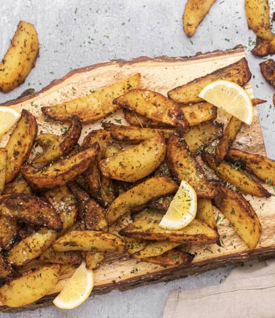 Quartiers de pommes de terre croustillants