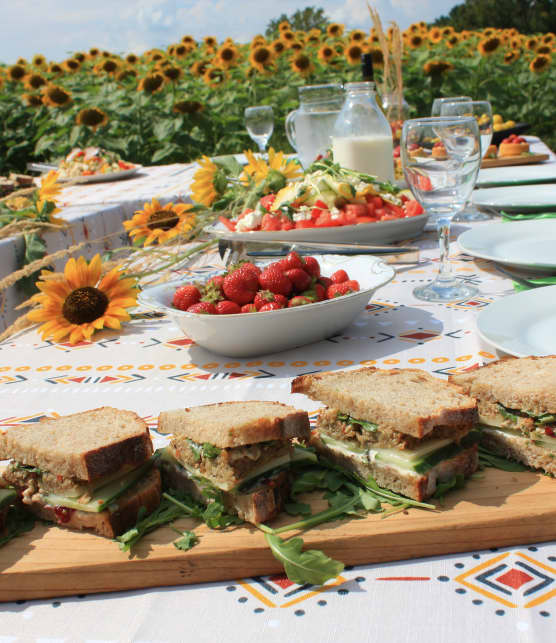 Sandwich au végépâté et au fromage