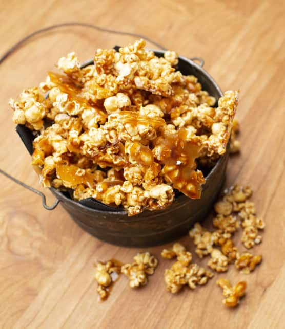 Popcorn au caramel à l'érable